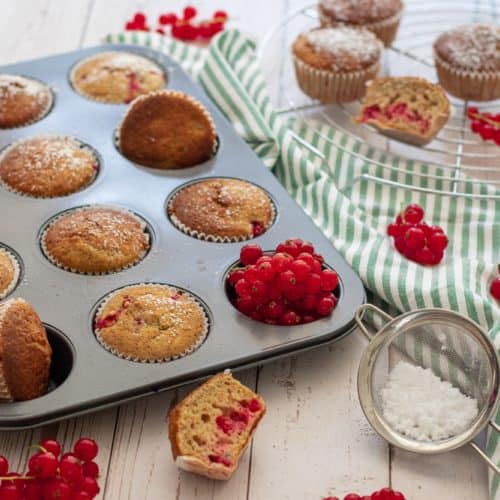 gesunde Johannisbeer-Muffins